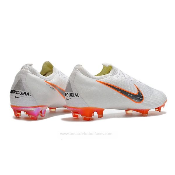 Nike Mercurial Vapor Elite FG para Mujeres Blanco Naranja